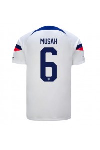 forente stater Yunus Musah #6 Fotballdrakt Hjemme Klær VM 2022 Korte ermer